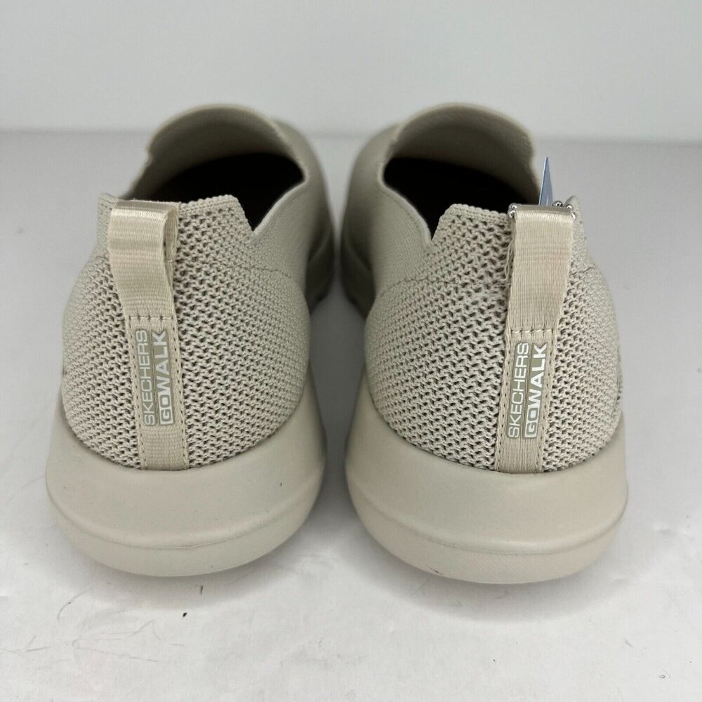 Skechers Womens 124187 Taupe Goga Mat Go Walk Joy Gen 5 Size 9.5 Slip On Shoes - Picture 5 of 10